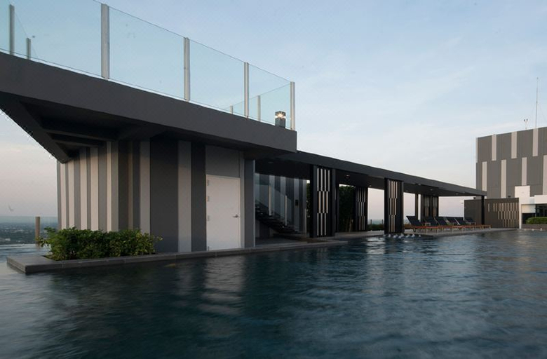 室��游泳池 4, WCC Serviced Apartment at The Base Central Pattaya, Pattaya