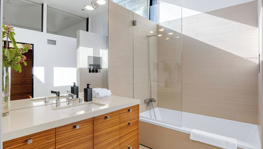 Bathroom 4, Kings Road West Hollywood Luxury Pool, Views, Firepit, Modern Design, Los Angeles
