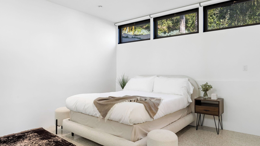 Bedroom 4, Kings Road West Hollywood Luxury Pool, Views, Firepit, Modern Design, Los Angeles