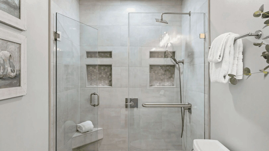 Bathroom 3, Emerald Isle Resort 1409 Beachfront Access + Chairs Incl Pool, Ocean Views, Bay