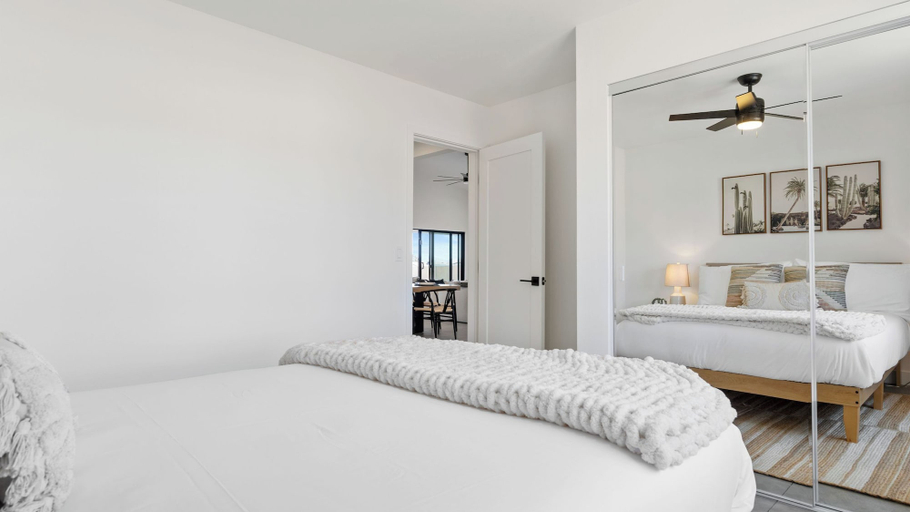 Bedroom 3, Bocce, Pool+spa, Game Room, Firepit Modern Oasis Yucca Haven by Avantstay, San Bernardino