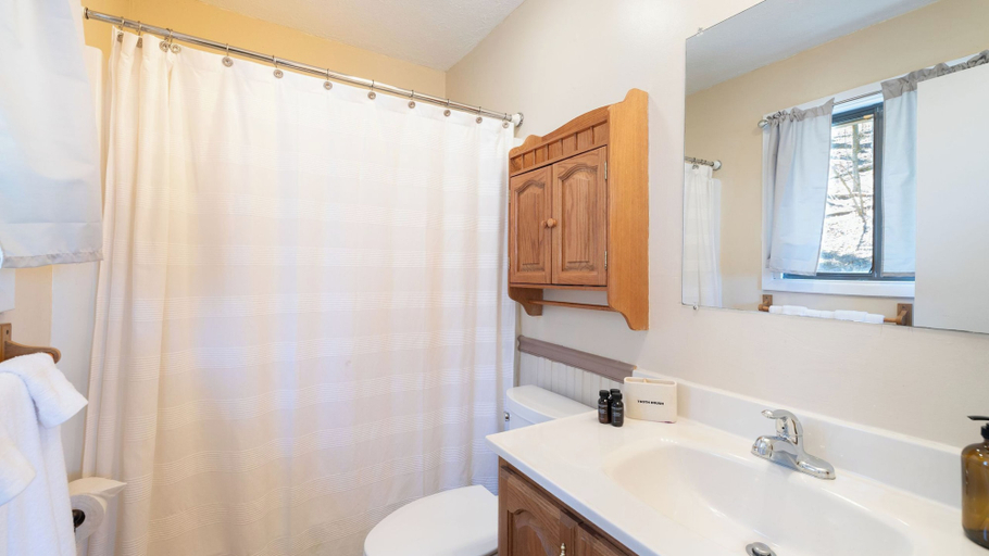 Bathroom 3, Ash Vale by Avantstay Expansive Deck + Ping Pong + Covered Porch Blue Ridge Mountain Escape, Madison