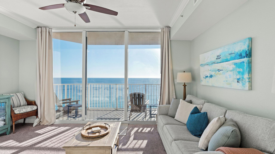 Primary image, Beachfront Tidewater Resort Condo w/ Pools, Beach Gear, Hot Tubs & Pier Park Nearby Tidewater Beach by Avantstay, Bay