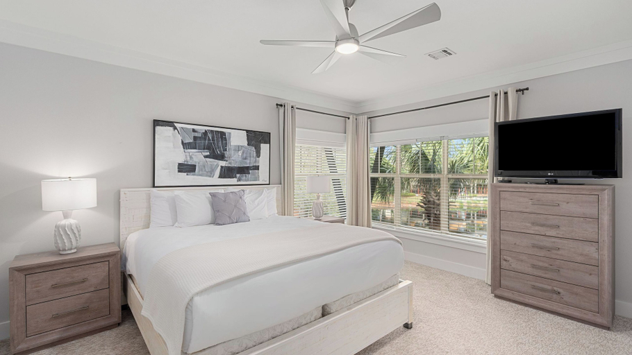 Bedroom 3, Serene Pondfront Stay w/ View, Pool Access, & Walk to Baytowne Wharf, Walton