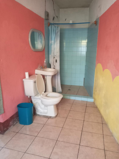 Bathroom 5, House the Cats, Panajachel