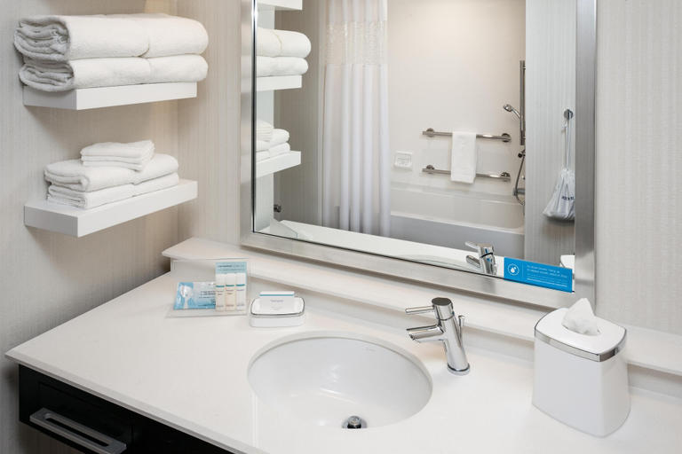 Bathroom 4, Hampton Inn & Suites by Hilton Seattle/Northgate, Seattle