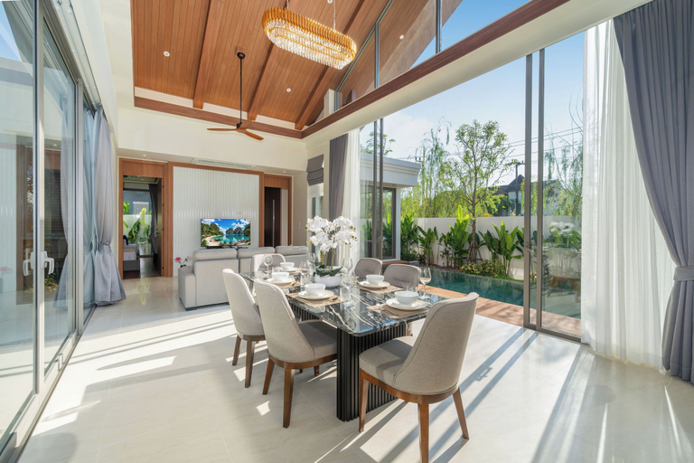 Outdoor dining 3, Ozone Sanctuary 3BR Private Pool Villa, Pulau Phuket