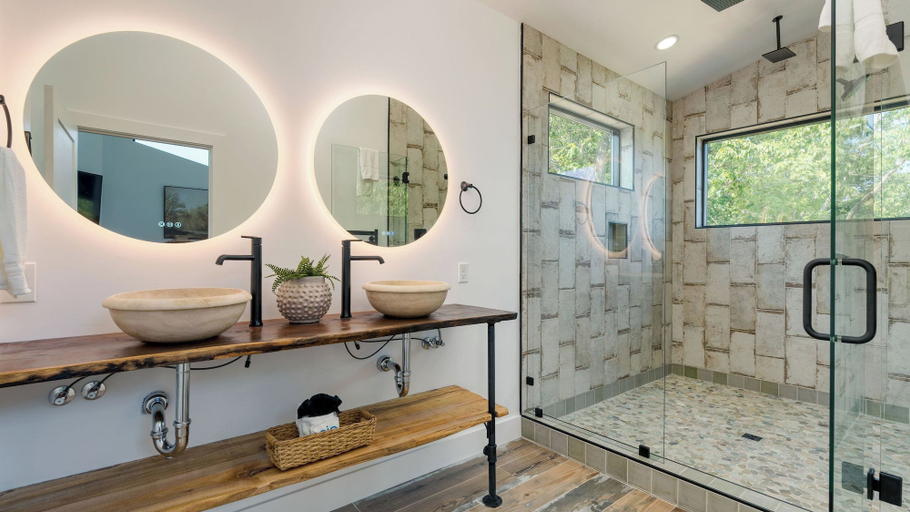 Bathroom 4, Skyline Sanctuary by Avantstay Indoor Pool, Game Room, Firepit, Mountain Views, Luxe Design, Sevier