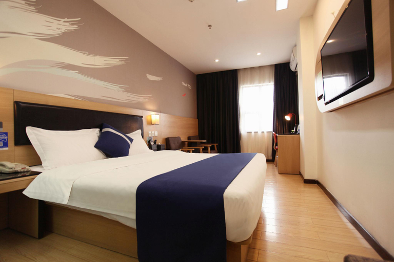Bedroom 2, Thank Inn Plus Hotel Guangdong Dongguan Dalang Chenggui Station, Dongguan