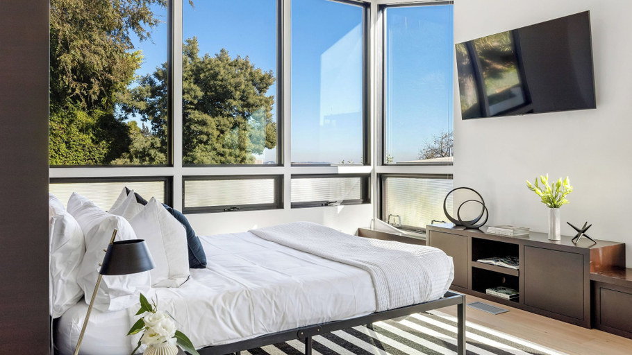 Bedroom 5, Kings Road West Hollywood Luxury Pool, Views, Firepit, Modern Design, Los Angeles