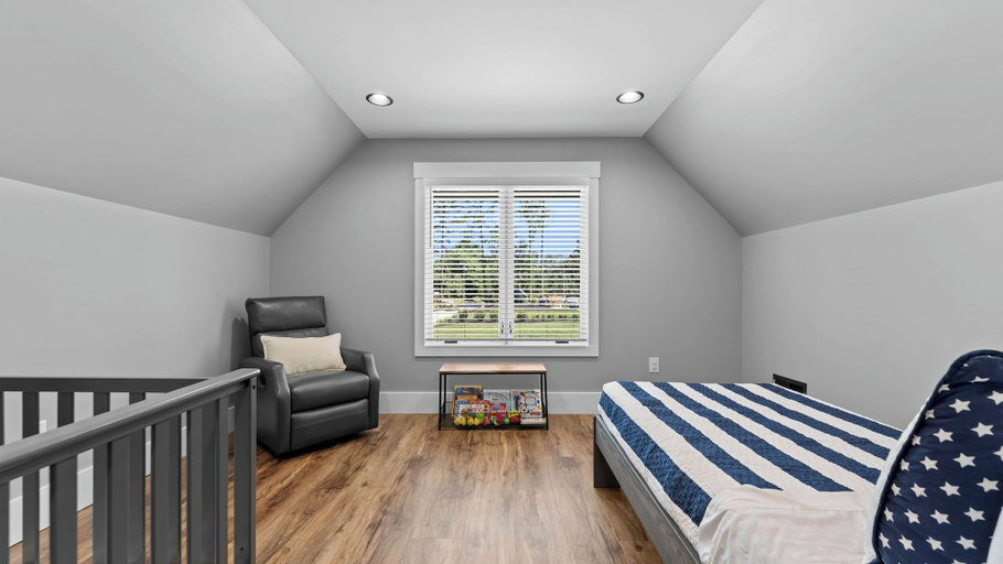 Bedroom 3, Luxe Lakefront Lodge w/ Pool, Hot Tub, Theater & Private Dock Sleeps 21, Catawba