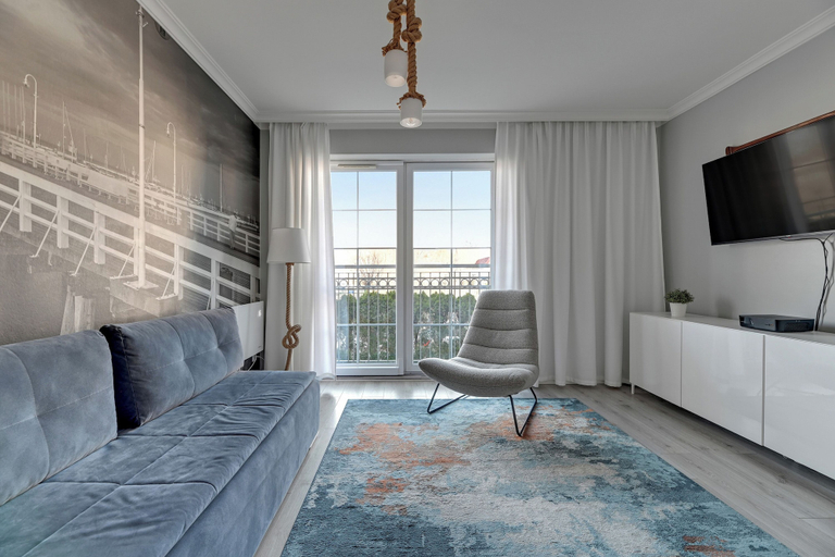 Living area 4, Bosman Apartment Sopot Beach and Parking, Gdańsk City