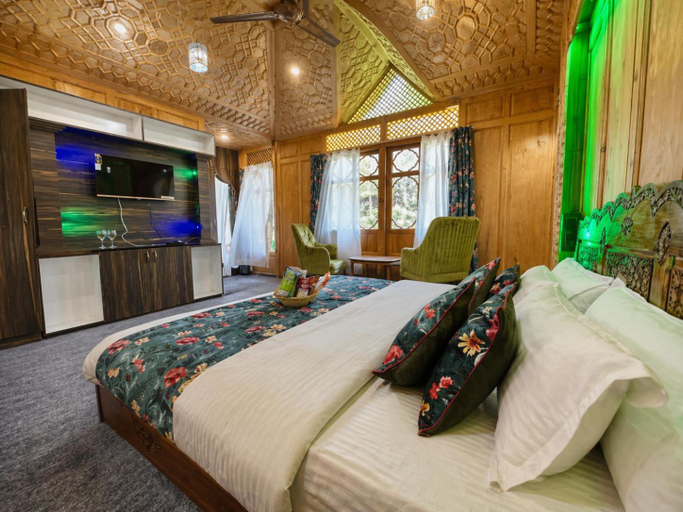 Bedroom 2, The Heritage Group Of Houseboats, Srinagar