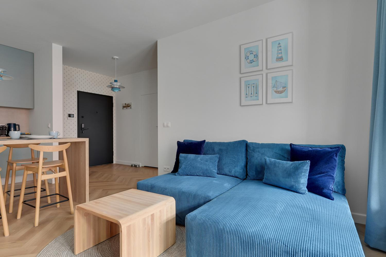 Bedroom 2, Doki Living & Foodhall by Downtown Apartments, Gdańsk City