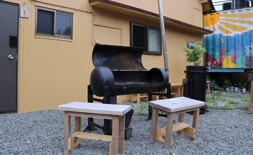 BBQ/picnic area, Sun Sea Cottage, Misaki