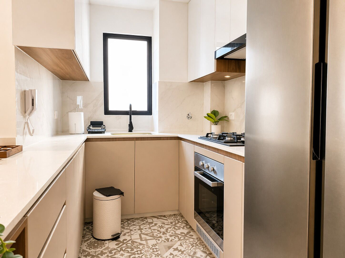 Private kitchen 2, Moderno Dpto de 2 Hab con Cochera 606, Lima