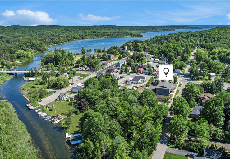 Aerial view 2, The Birches, Leelanau