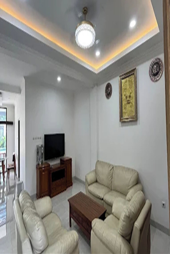 Living area, Mega Jaya Villa, Sleman