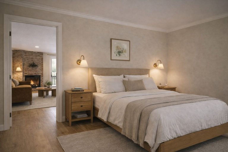 Bedroom 2, The Manchester View, Bennington