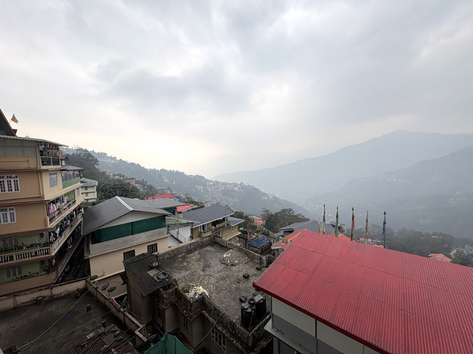 View from room 5, Swastik Inn beside swastik medical store, East Sikkim