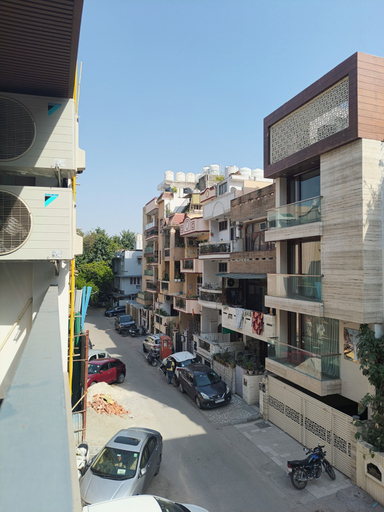 Balcony 2, Fortune Home Service Apartment 3BHK G-71, Delhi