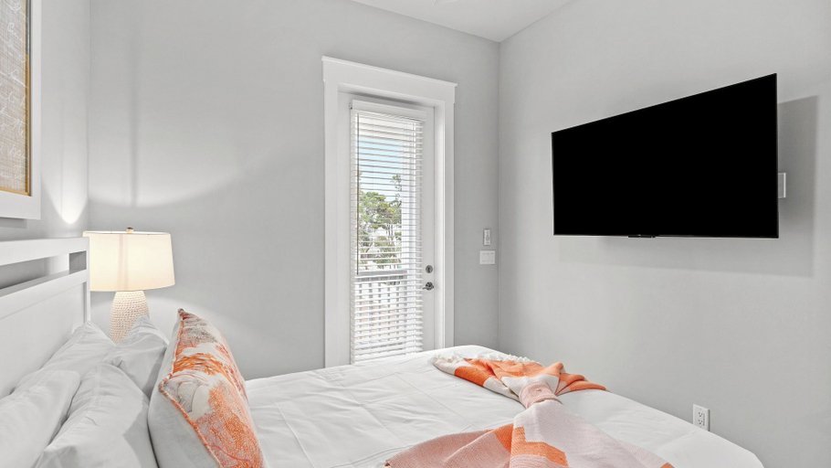 Bedroom 3, Rooftop Deck w/ Ocean View, Pool, Walk to Beach! Coastal Canopy by Avantstay, Walton
