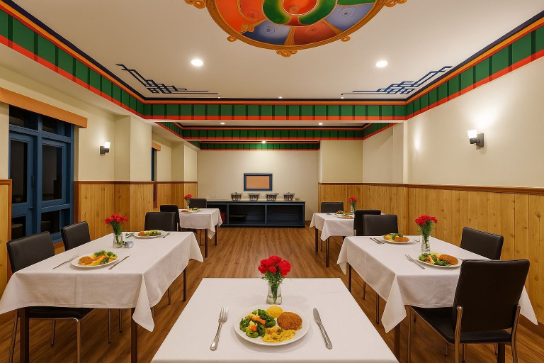 Dining 3, Magellan's Grandala Habitatio Hotel, North Sikkim