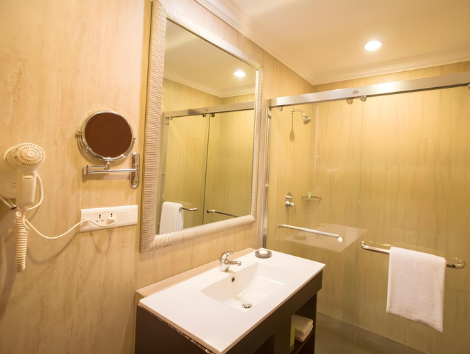 Bathroom, The Metroplace Hotels Inside Ascendas ITPark Taramani, Chennai