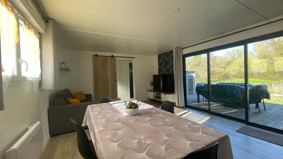 Bedroom 4, Ecolodge 2Ch - Air conditioning - Wifi - Swimming poolJacuzzi open all year, Charente-Maritime