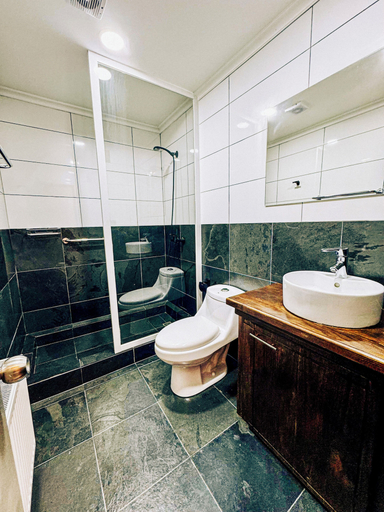 Bathroom 4, Geikie Lodge, Última Esperanza