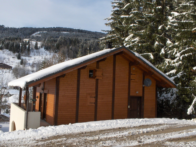 Exterior & Views 2, Chalet in Les Gets Near Ski Bus & Sauna, Haute-Savoie