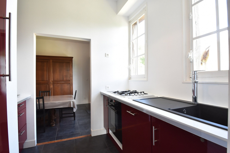 Private kitchen 3, Elegant Mansion Stay in Belves, Dordogne