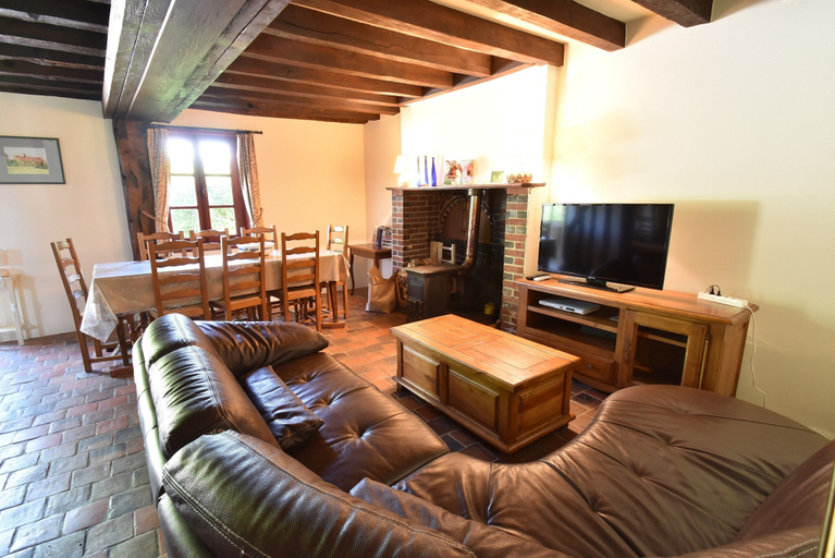 Living room, Weekend Escape in Saint-maurice, Loiret