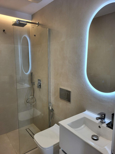 Bathroom 3, Asprokavos Apartments, Ionian Islands