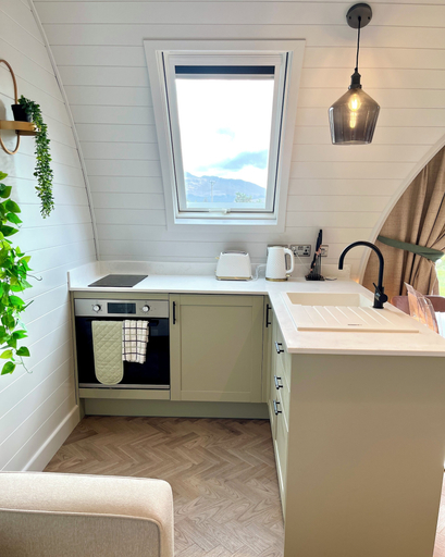 Private kitchen, Mingarry Park, Highland