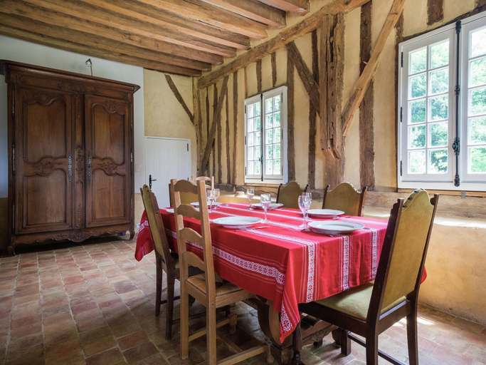 Dining 2, Historic Home Saint-aignan by Lake, Sarthe