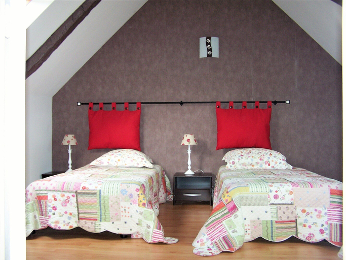 Room 3, 17th Century Breton Cottage With Modern Interior on the Edge of a Forest, Finistère