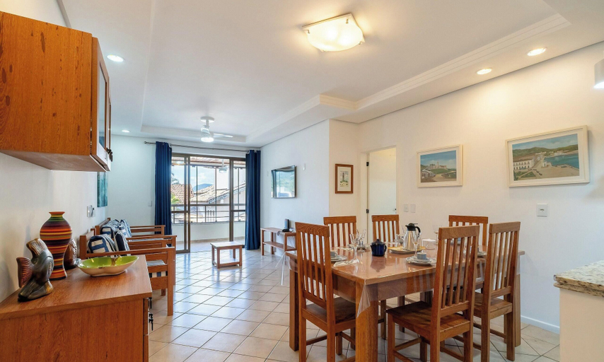Food & Drinks, Apto com Vista Mar a 214m da Praia - BLU0206, Florianopolis
