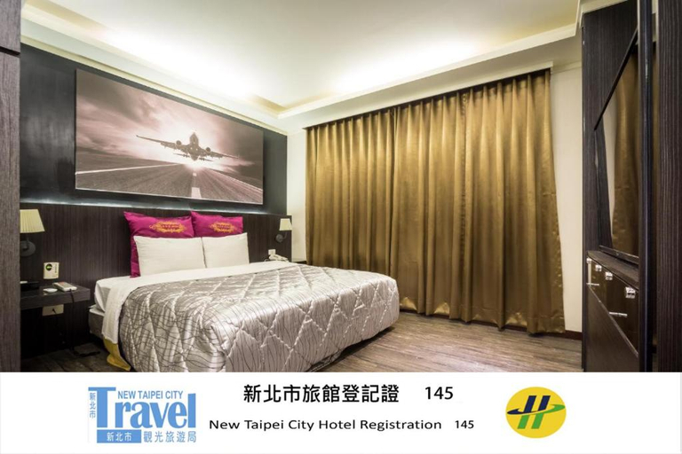 Bedroom 2, Carnival Motel, New Taipei City