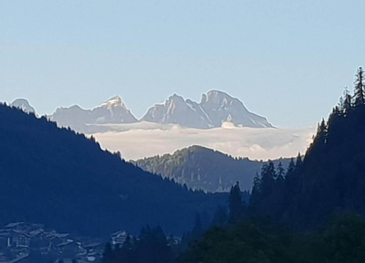 View from property 2, Apartment in La Chapelle Near Ski Lift, Haute-Savoie
