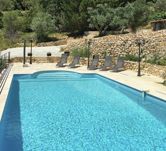 Pool 5, Villa in Ampus With Panoramic Views & Pool, Var