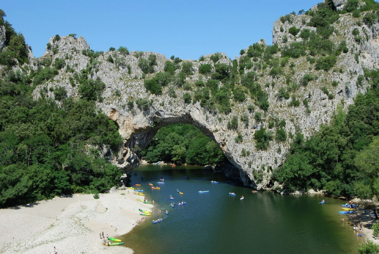 View from property 3, Hidden Retreat in Chassiers, Ardèche