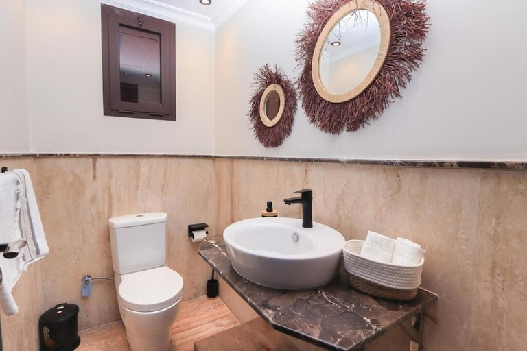 Bathroom, Elegant 2 bedroom apartment, Marrakech