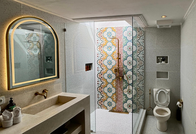 Bathroom 4, Villa Kipas Seminyak By SooBali, Badung