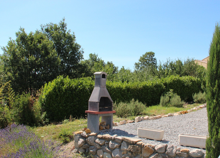 Garden, Quiet Holiday Home in Les Vans With Pool, Ardèche