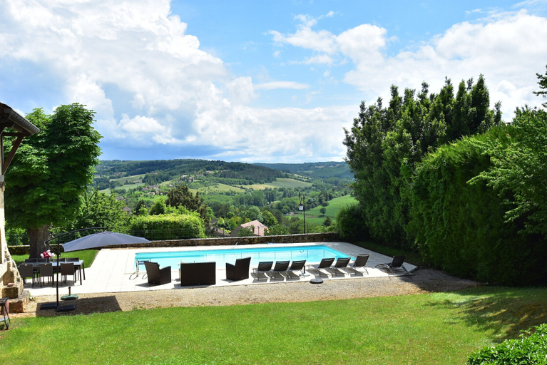 View from property 2, Elegant Mansion Stay in Belves, Dordogne