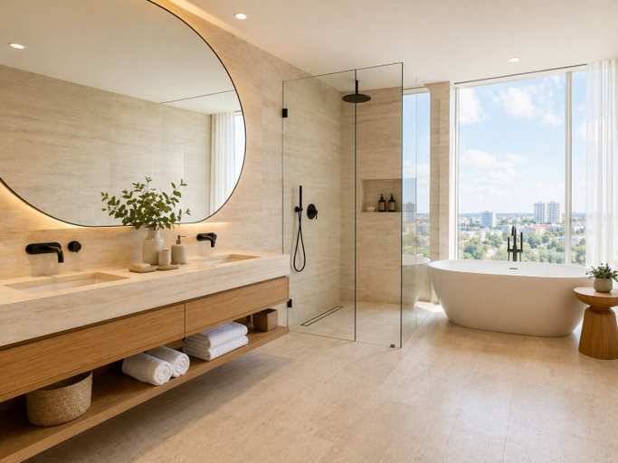 Bathroom, Maison Prime Suites, Toronto