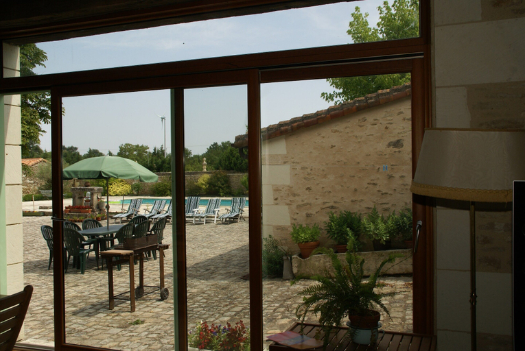 View from property, Holiday Home in Thurageau With Private Pool, Vienne