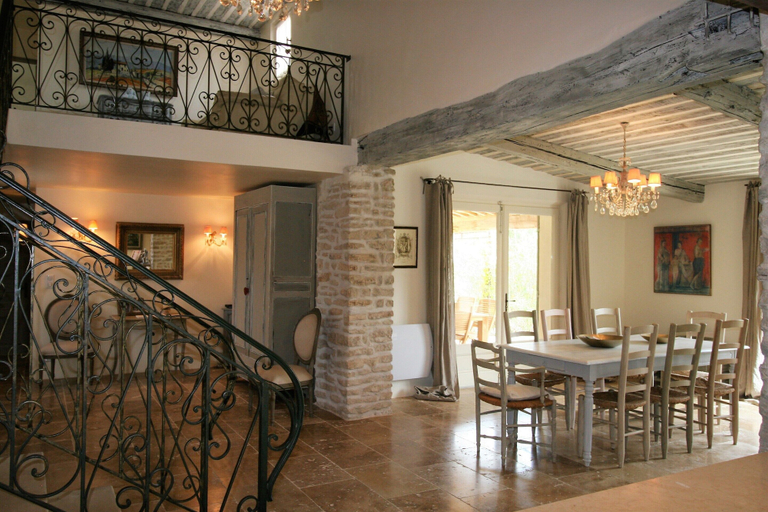 Dining, Mas in Eygalieres With Heated Pool, Bouches-du-Rhône