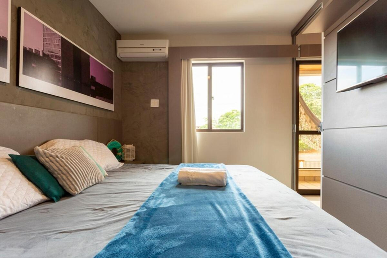 Bedroom 2, Flat Decoracao Nautica c/vista Lago Paranoa, Brasília